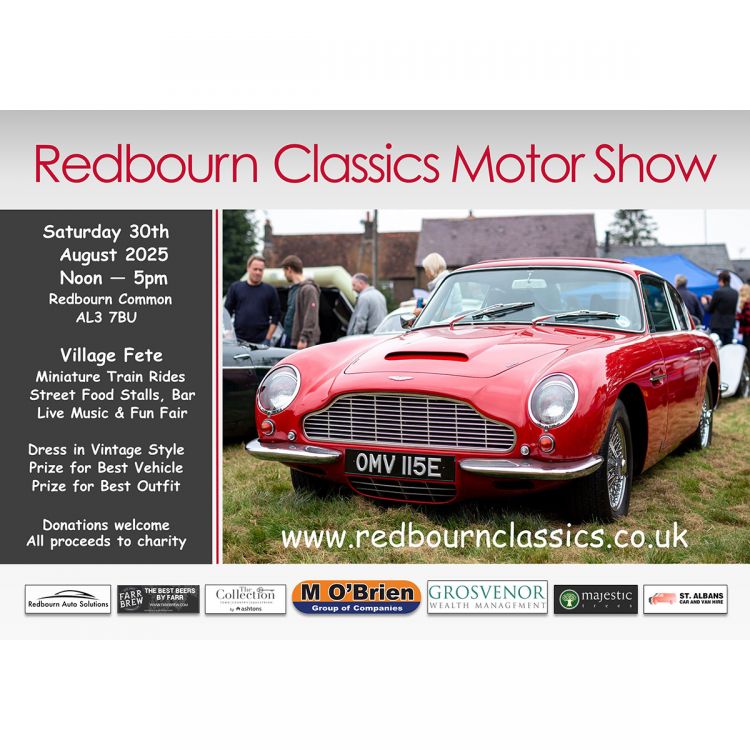 Redbourn Classics Motor Show and Village Fete
