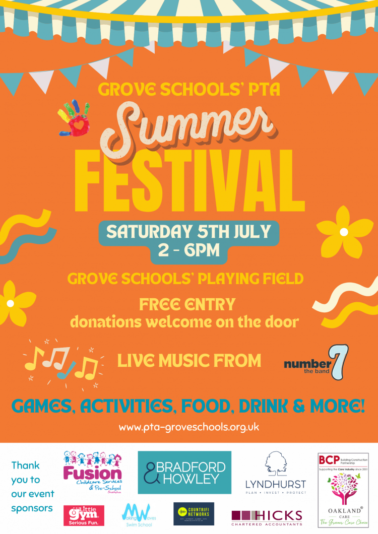 Grove Schools' PTA Summer Festival