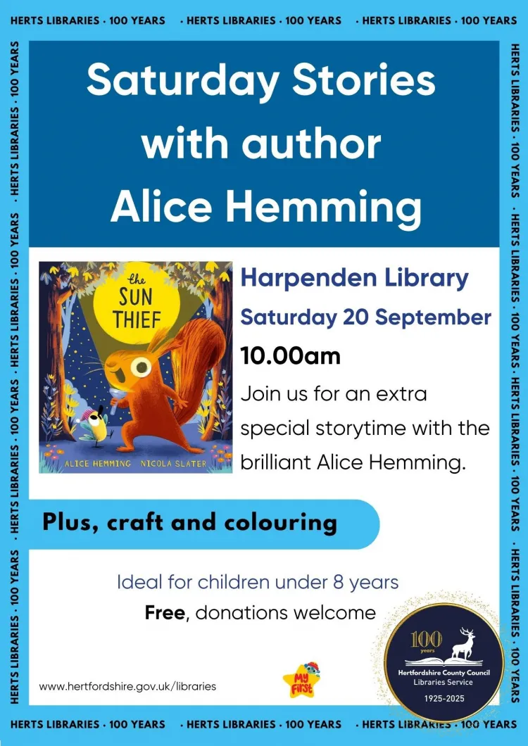 Saturday stories with Alice Hemming