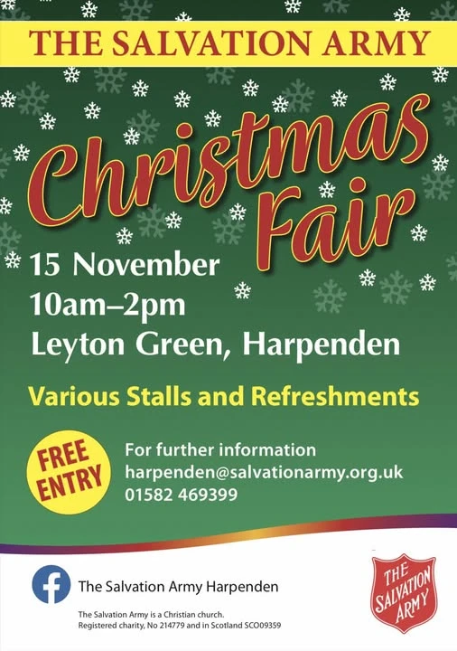 Salvation Army Christmas Fair