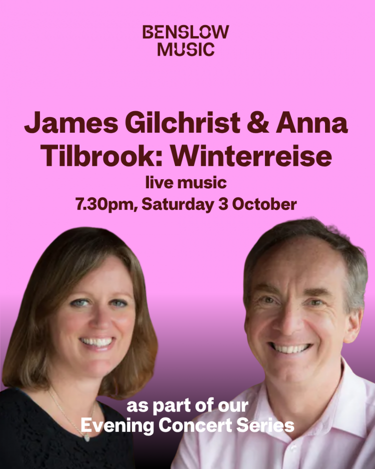 James Gilchrist & Anna Tilbrook: Winterreise